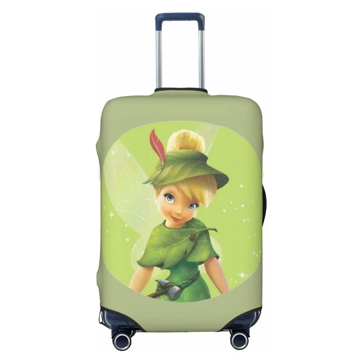 

Custom Tinker Bell Cartoon Luggage Cover Protector Fashion Travel Suitcase Protective Cover for 18-32 Inch