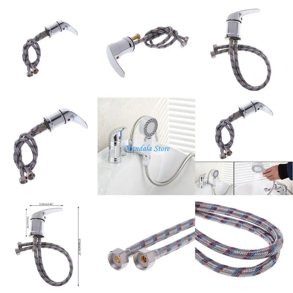 

U2JC 50 см цинковый сплав, смеситель для горячей и холодной воды для мытья волос, смеситель для клапана Beauty Sa