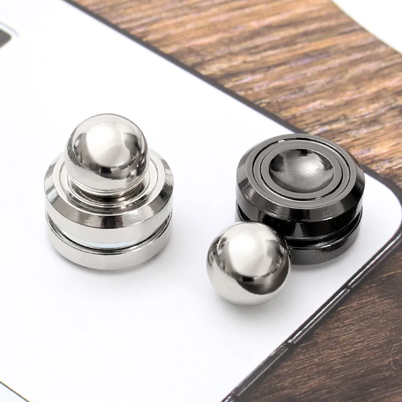 

Adult Desktop Stress Relief Gyro - Metal Kinetic Fingertip Spinner for Decompression, Hypnosis Rotary Focus Fidget Toy