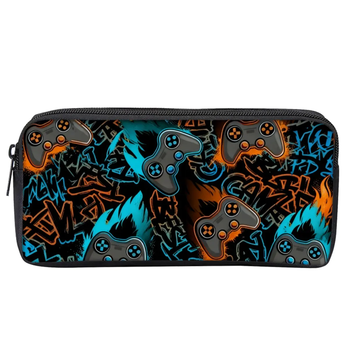 

Game Controller Print Single Layered Pencil Case for Boy/Girls Best Gifts 2D Cartoon School Supplies Pencil Pouch for Children
