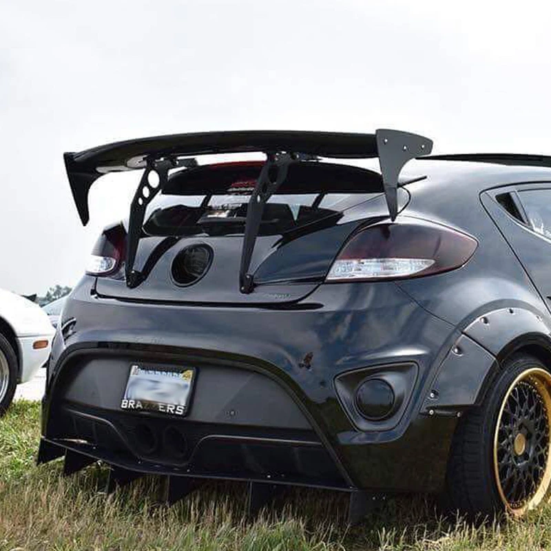 

Wisdom Zhixue Workshop Suitable for Hyundai Veloster Carbon Fiber Spoiler Modification Part RSW Large Fixed Wing Spoile