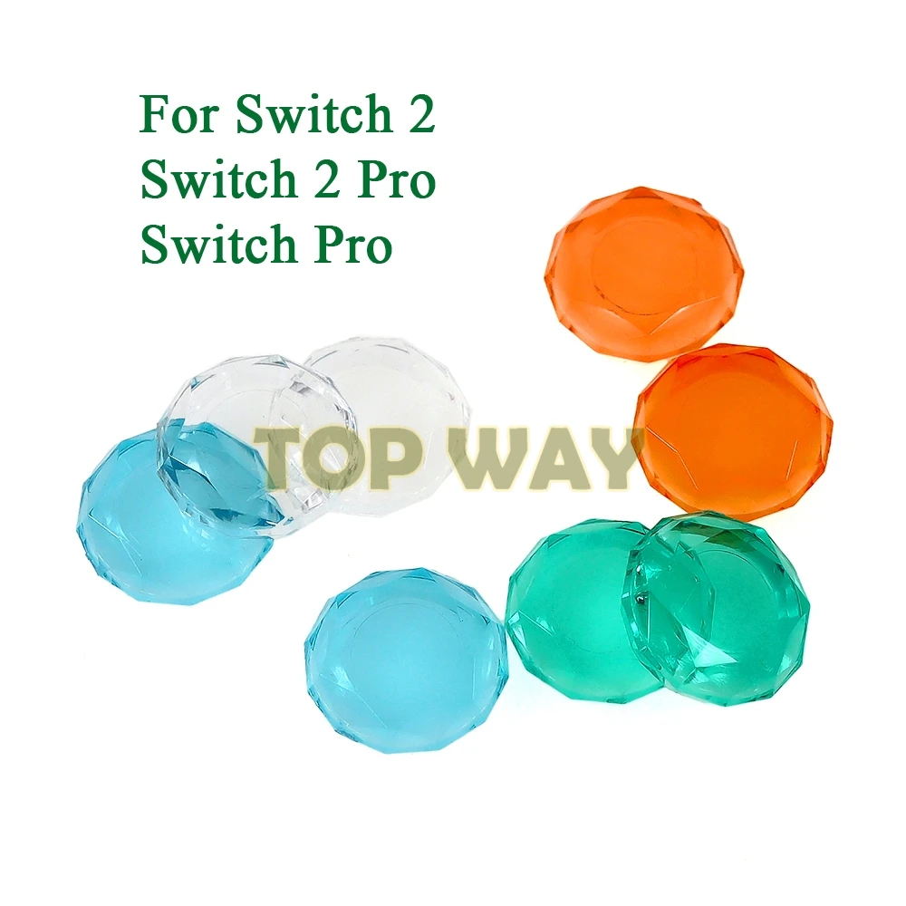 

200 шт. для NS Switch 2 Joy Con Джойстик с ручкой для большого пальца Чехол с кристаллами Аналоговые колпачки для Nintendo Switch Lite NS Joy Con