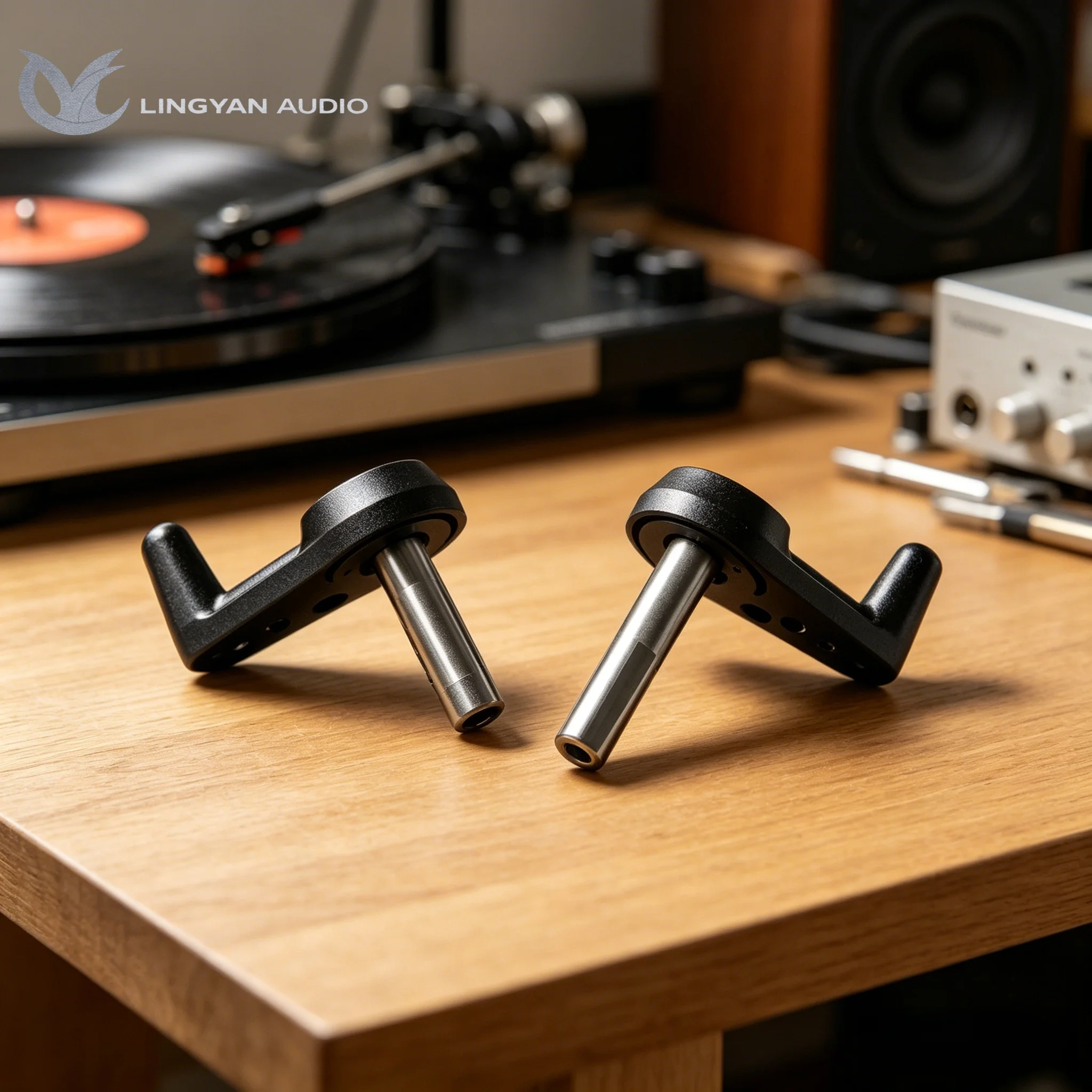 Piezas de Reparación para Tocadiscos de Vinilo, Juego de Palanca de Control y Manija, Accesorios de Repuesto para Tocadiscos Garrard 301
