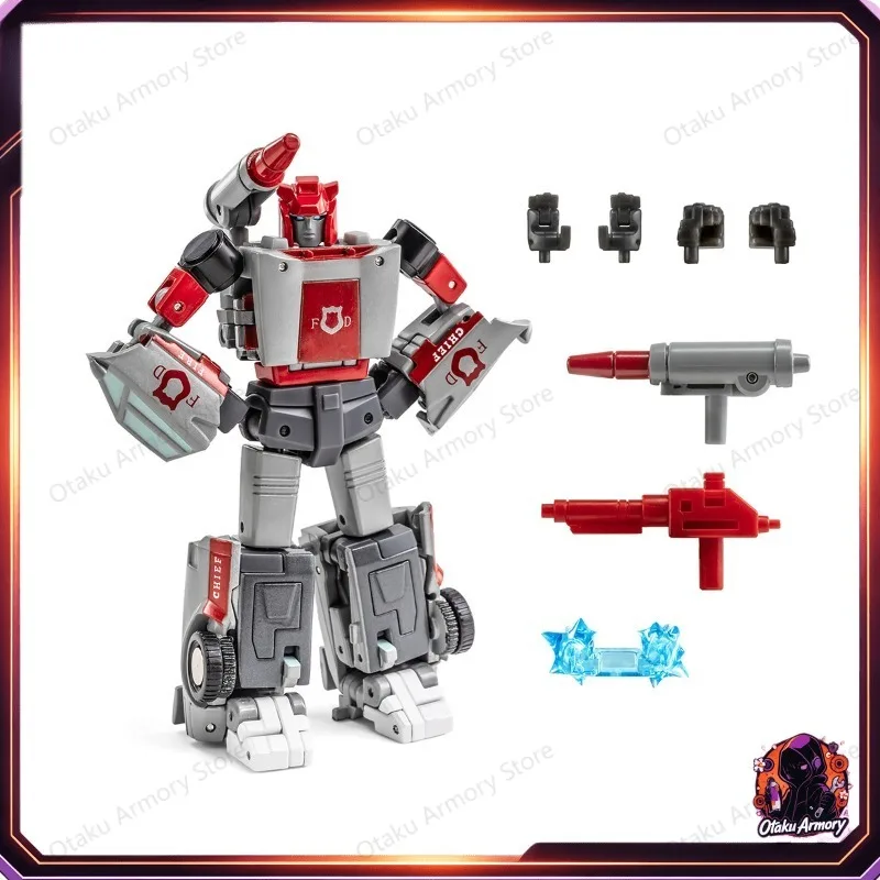 (In-Stock) NewAge NA H42 Red Alert Small Scale Transformable Action Figure 8cm Hobby Collectible for Display