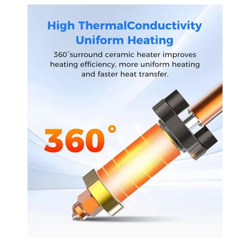 

TA-сопло для K2 PLUS K2 PLUS Комплект горячего конца Сопло 350 ° Аксессуары для высокотемпературных 3D-принтеров C для K2P