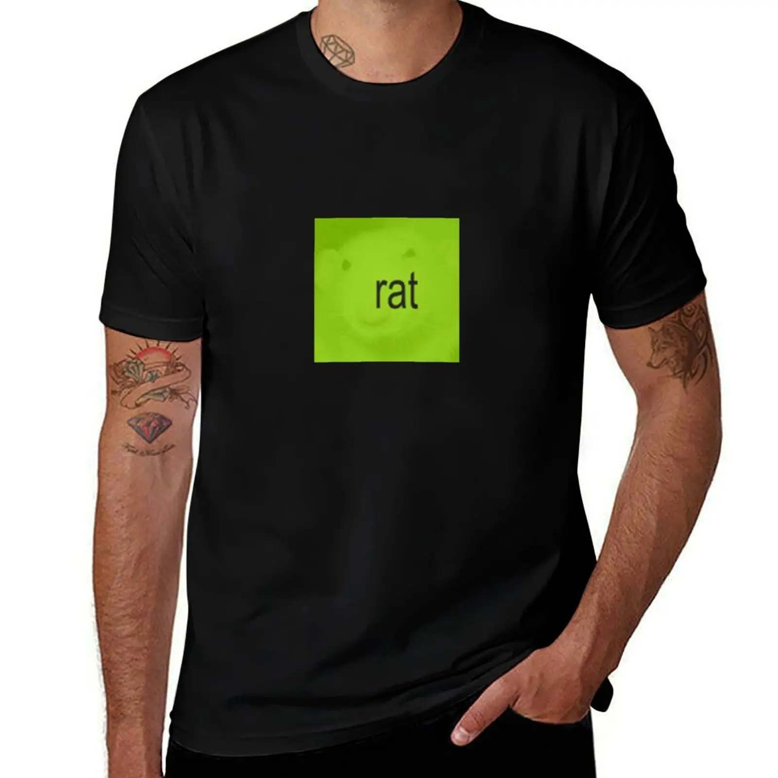 

brat but rat T-Shirt custom t-shirts sweat anime t shirts oversized t shirt men