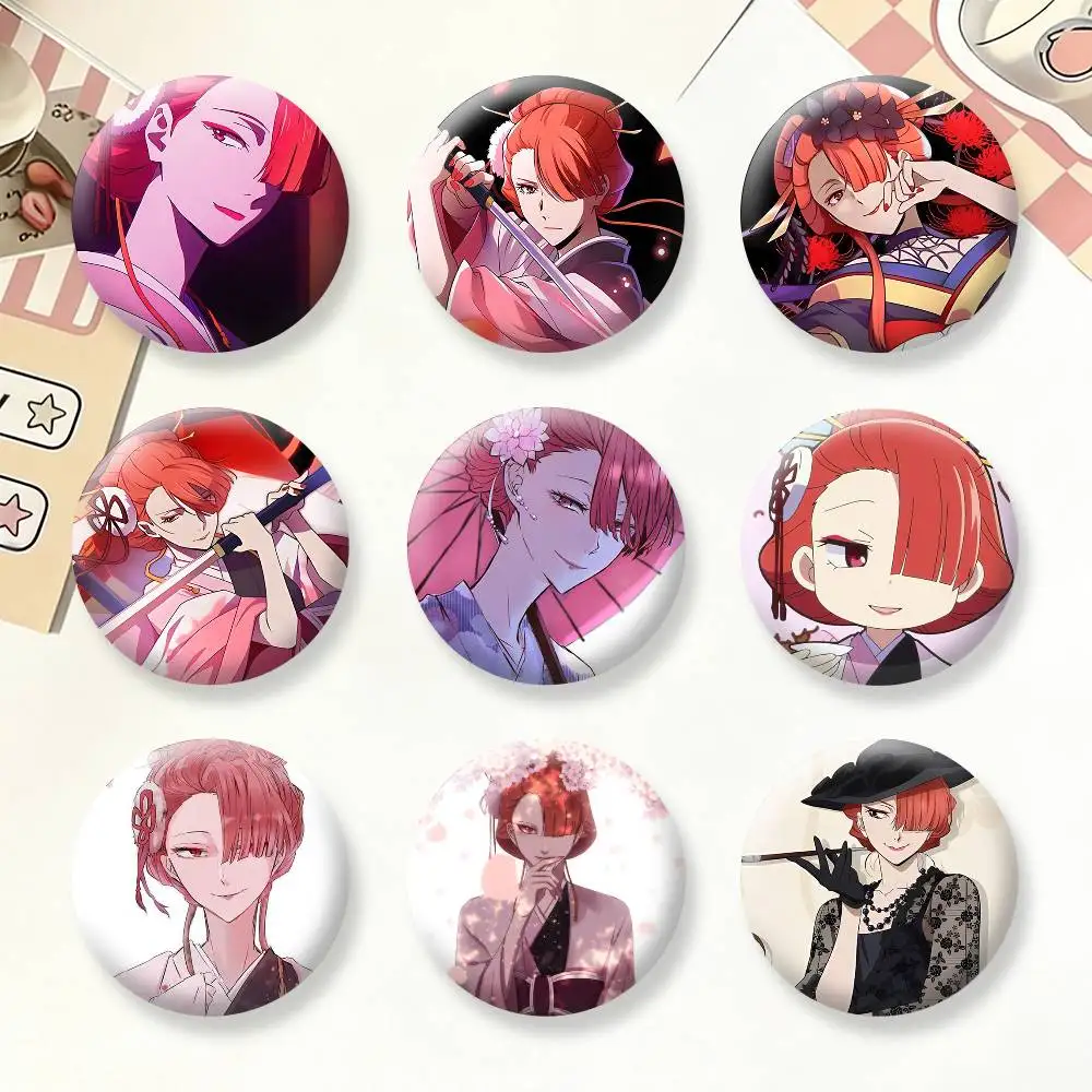 K-Koyo Ozaki B-Bungo Stray Badges Creative Tinplate Button PinsBrooch Badge Clothes Backpack