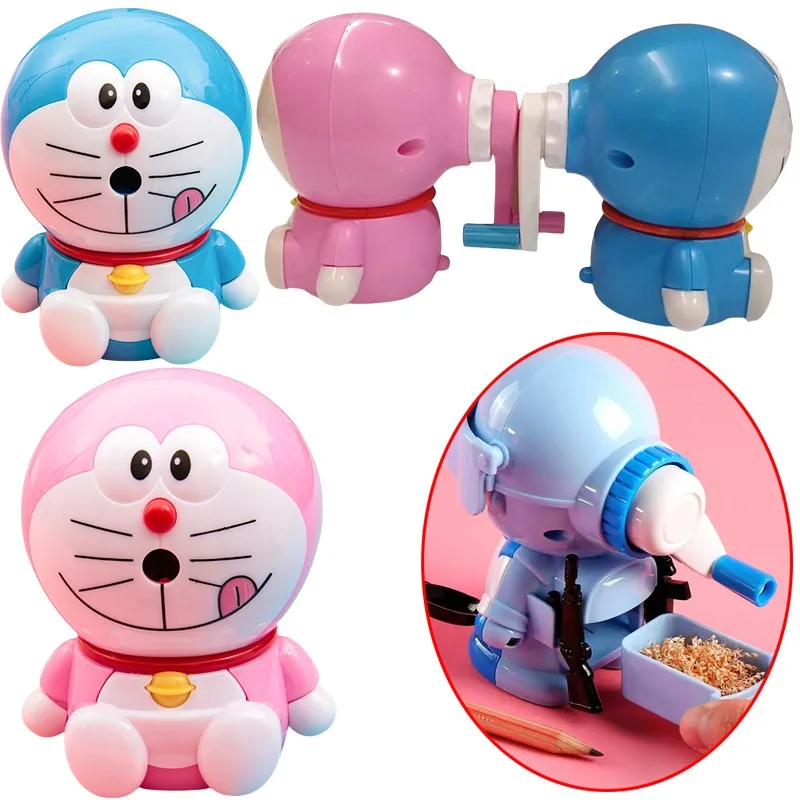 

Doraemon Figurines Decorations Children's Pencil Sharpeners Anime School Supplies Student Pencil Sharpener Accessories Gifts