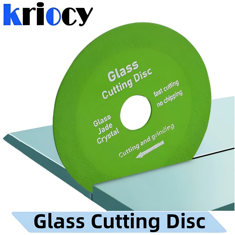 Glass Cutting Disc 20mm Inner Hole Diamond Marble Saw Blade Jade Crystal Wine Bottles Grinding Chamfering Polishing Cutting Disc