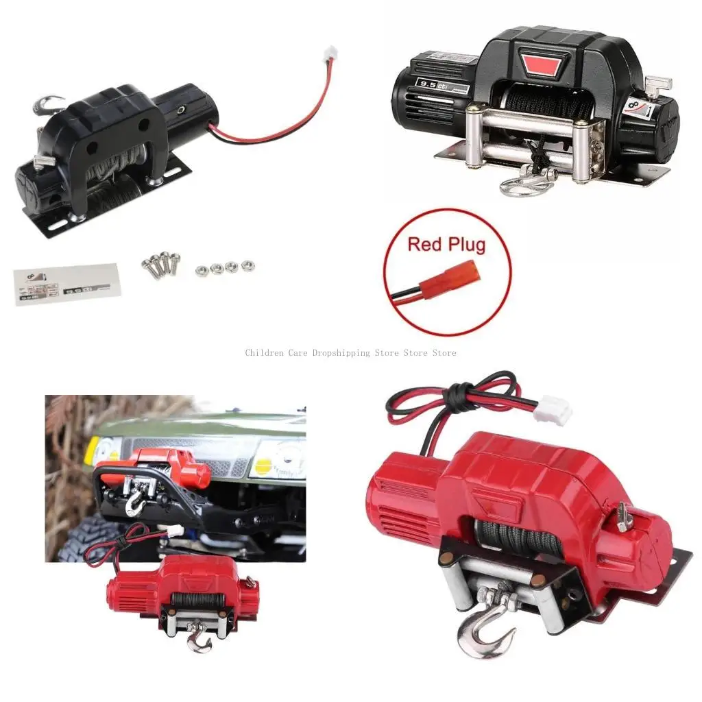 

Радиоуправляемая автомобильная лебедка Масштаб 1/10 Радиоуправляемая модель автомобиля Гусеничный автомобильный аксессуар