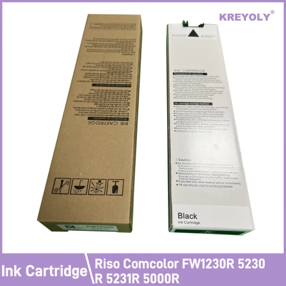 Compatible Ink Cartridge For Riso Comcolor FW1230R 5230R 5231R 5000R Inkjet Printer S-7265 S-7266 S-7267 S-7268