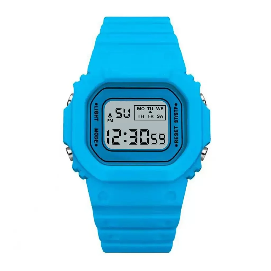 

Vintage F91W Digital Watch, Multi-Color, Multifunctional Sports Watch for Students & Couples