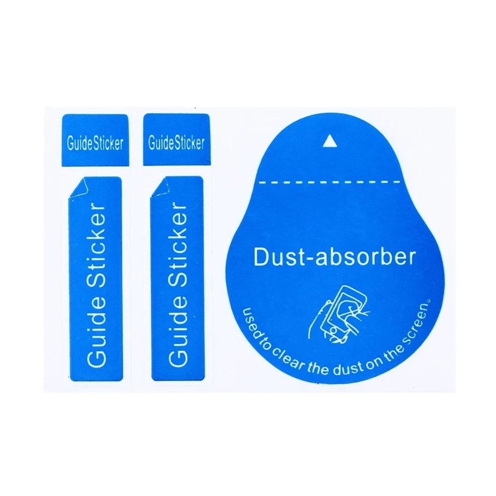 Dust-absorber Screen Cleaner Guide Sticker Screen Cleaning Tool Dust Papers Dust Removal Sticker Cell Phone Dust Absorber