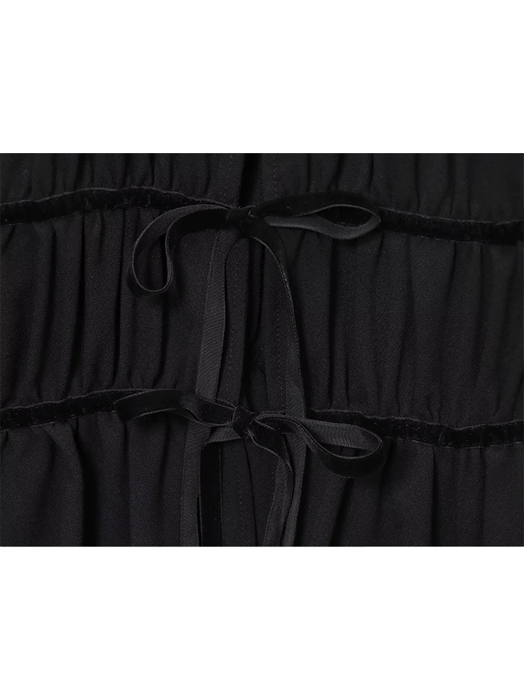 2026 nova mulher arco rendas até camisas casuais manga longa babados gola ajuste camisa feminina cor sólida moda blusa topos