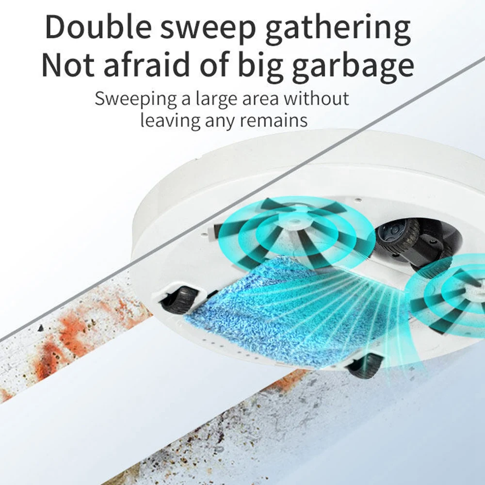 A05G-로봇 진공 청소기 스마트 울트라 씬 자동 청소 흡입 견인 3 in 1 앱 원격 제어