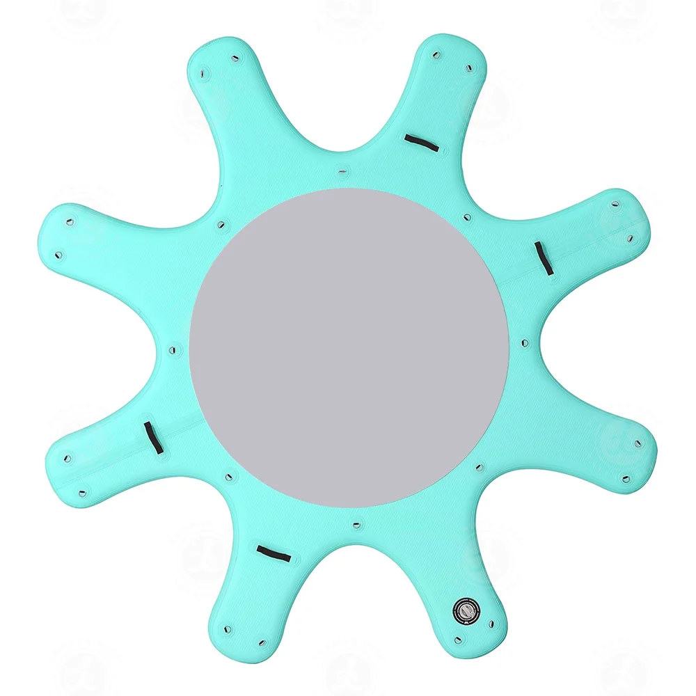 

Inflatable Floating Sup Yoga Dock Air Mat Platform Water Fitness Paddle Board Layer Surf Training Connection Gym Pontoon Double