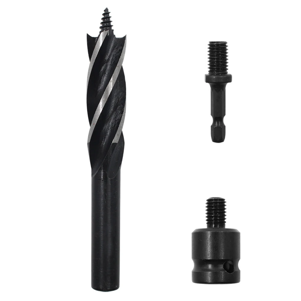 

12-35mm Four Slot Electric Wrench Wind Batch Hexagonal Handle Hole Opener Three Piece Set Of Woodworking Roller Drill