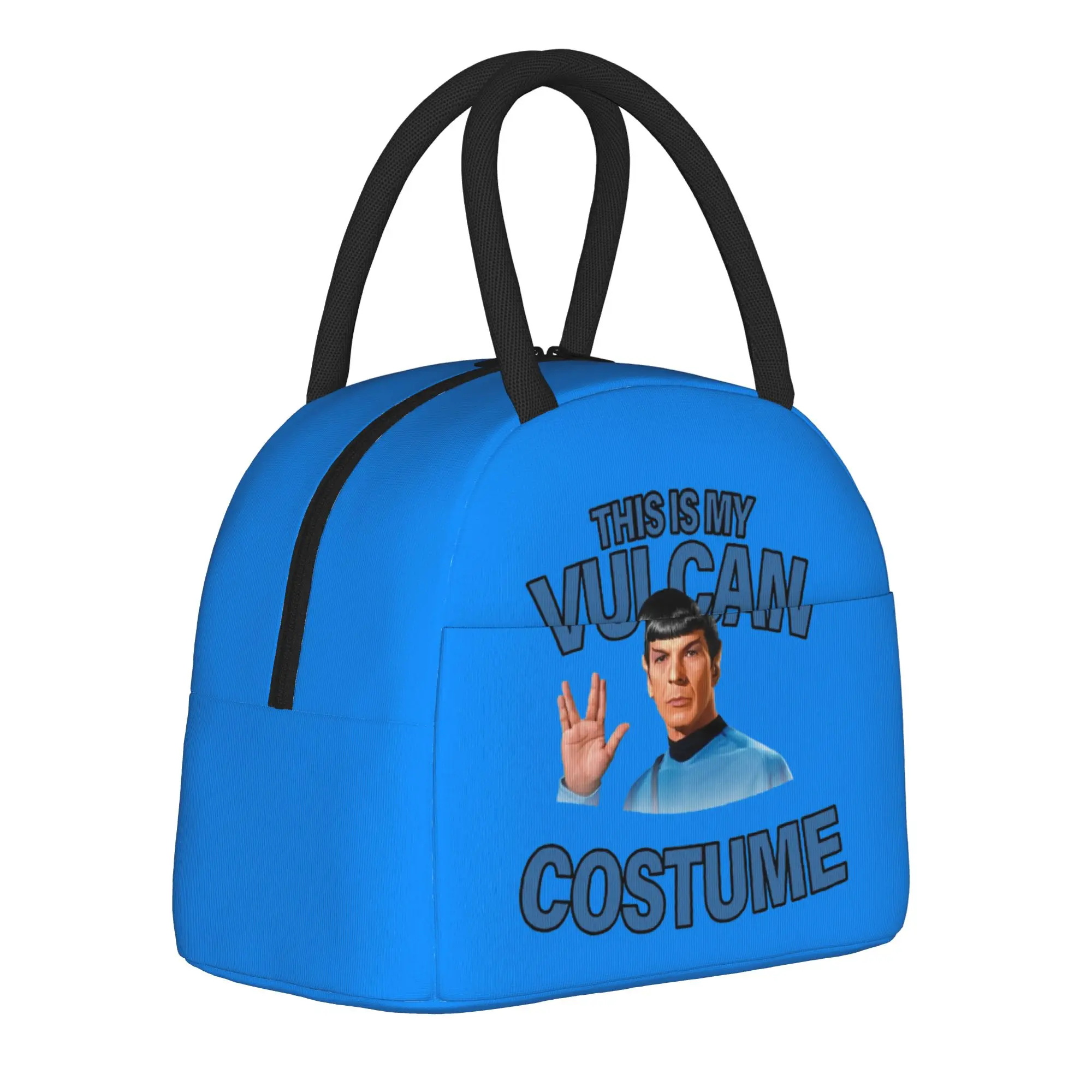 Halloween This Is My Vulcan Costume Insulated Lunch Bags Large Stars Treks Vulcan  Meal Container Thermal Bag Tote Lunch Box