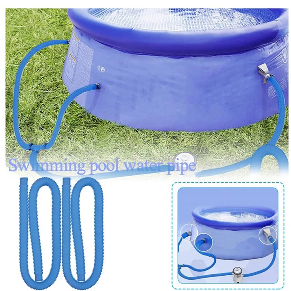 

1 25 Hose for Above Ground Pool Pump Pack of 2 Spiral Winding Structure Ensures Durability and Stable Water Flow