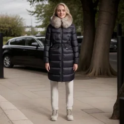 Doudoune en duvet d'oie pour femme, veste d'hiver MonAlexand* r, meilleur manteau d'hiver pour femme, fermeture éclair optique, combinaison de loisirs à la mode, 90