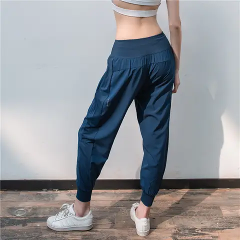 New Loose Harem Dance Pants Women Training running sweat-absorbent quick-drying sports pants Fitness Long Pants