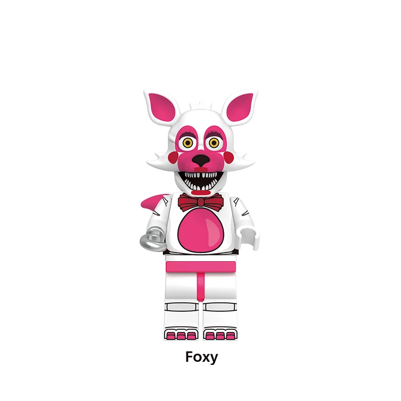 NIEUWE FNAF Nachten Game Figuurtjes Mini Figuurtjes Bouwstenen Skelet Thriller Speelgoed cadeau kinderspeelgoed mould king - afbeelding 1