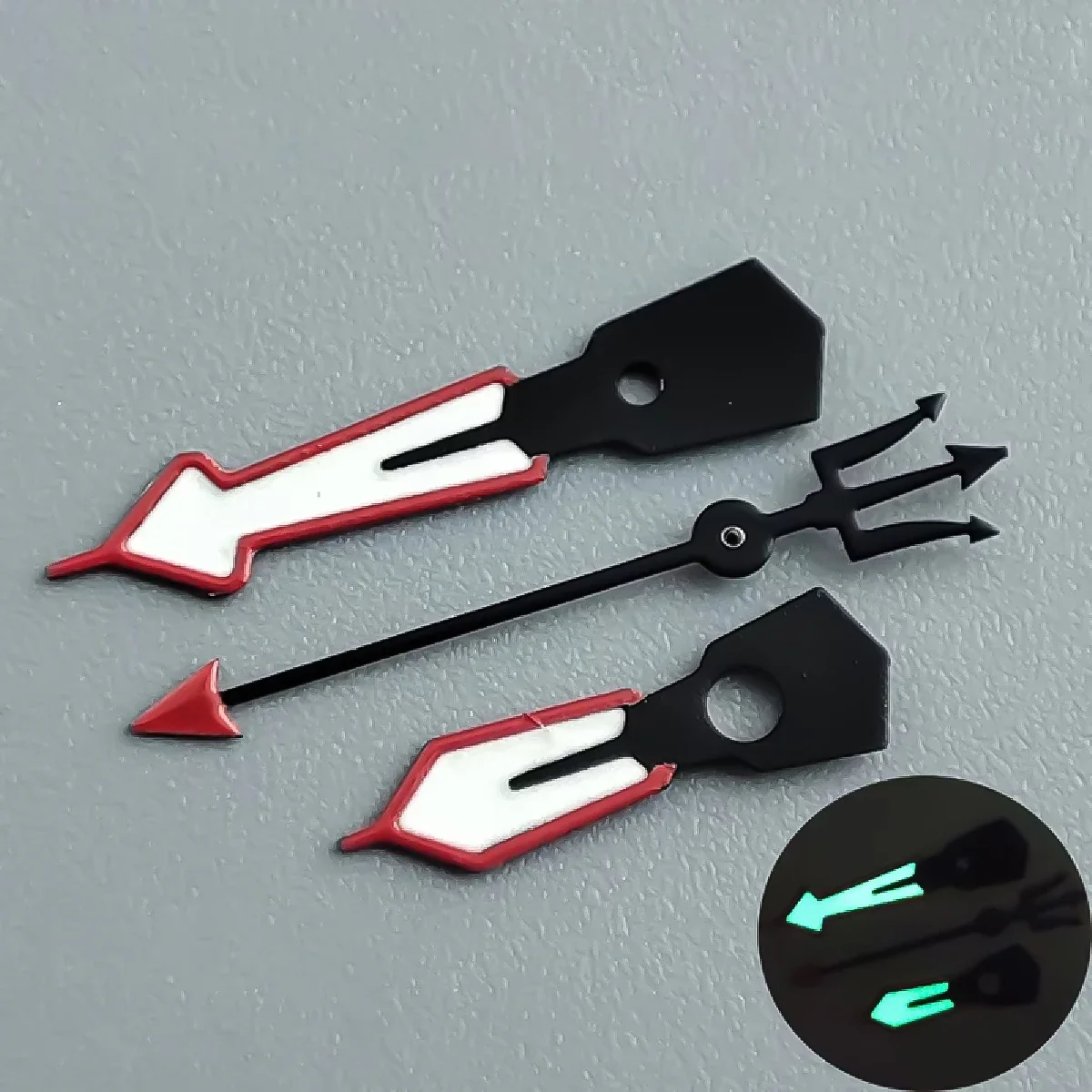 تعديل الملحقات الفاخرة 3 قطعة ساعة الأيدي لحركة NH35 NH36 الأخضر مضيئة الأيدي ساعة الملحقات