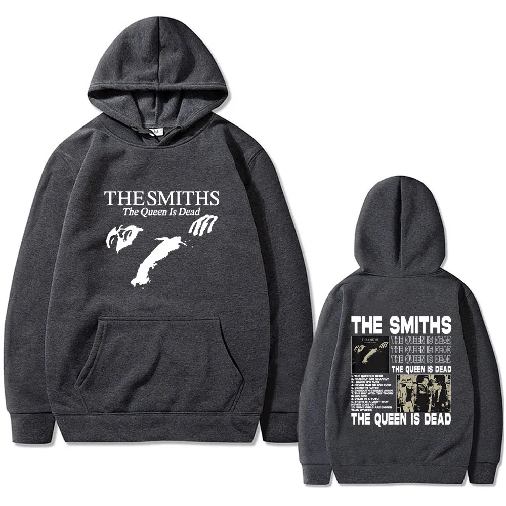 Rock Band The Smiths The Queen Is Dead Graphic Hoodie Men Women Fashion Casual Oversized Hoodies Male Vintage Pop Music Pullover