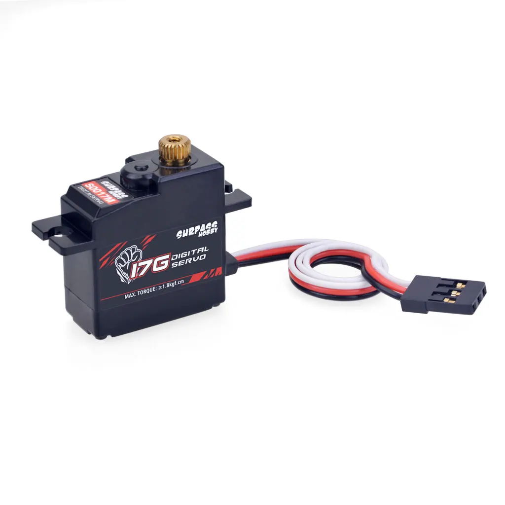 SURPASS Hobby Digitale Servo 9G 17G 25G Metal Gear micro Servo Hoog Koppel 4.8-6V voor 1/8 1/10 RC Auto Vliegtuig Robot Zweefvliegtuig