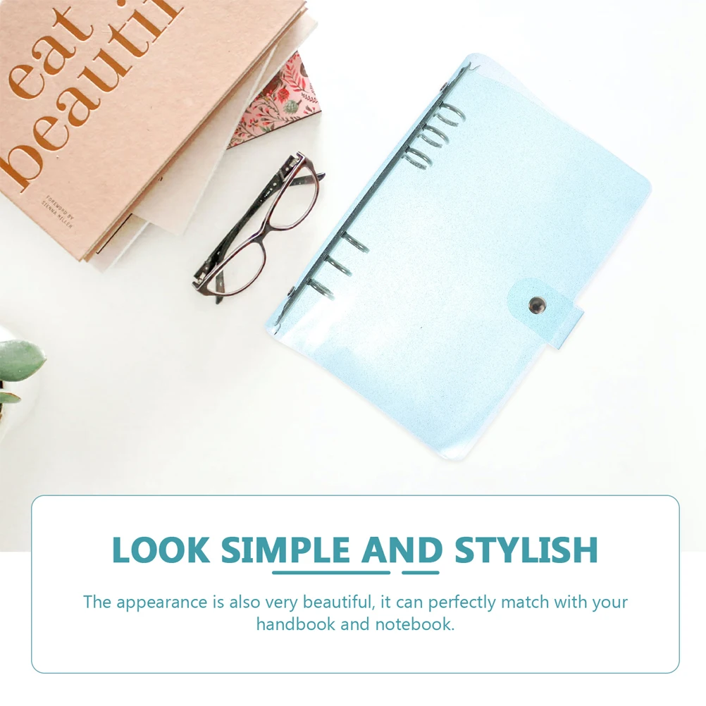 

Covers Glitter Loose Leaf Enclosures Scrapbooking Personal Planner Binder Journal Protector Travel