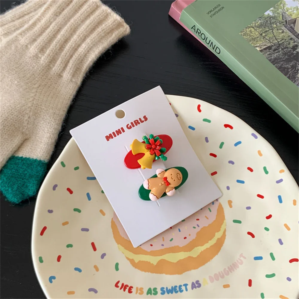 Cartoon Hairpin Unique Suitable For Of All Ages Security Versatile And Stylish Festive Reindeer Hairpin Side Clip Striking