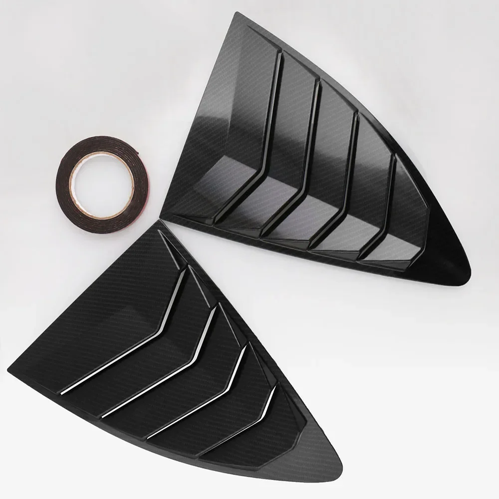2 pcs/set Car Styling Car  Carbon Fiber  Side Window Louvers Scoop Cover Vent for Toyota 86 and for subaru BRZ /SCION FRS