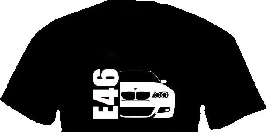 

Fashion E46 M3 Sports Car Inspired Print Retro Racing Car T Shirt. Short Sleeve 100% Cotton Casual T-shirts Loose Top Size S-3XL