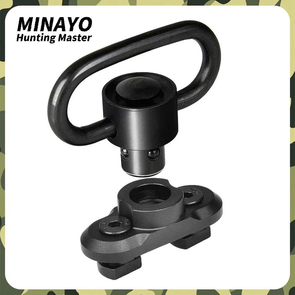 Sling Swivel Stud Mount Adapter For Mlok Rail Quick Release QD Sling Swivel Mount Adapter Hunting Gun Accessories New