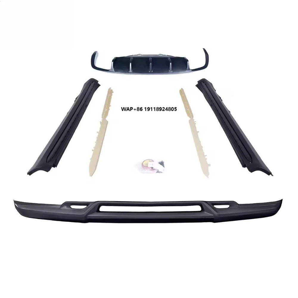 TKT Style 2018-Up for Macan 95B.2 Rear Bumper Diffuser Front Lip Side Skirts Bodykit Upgrade PP PU Material New