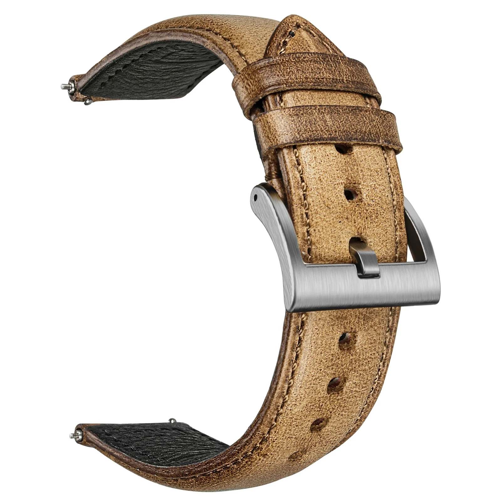 Hemsut Genuine Leather Watch Bands HORWEEN Chromexcial Handmade Leather Straps 18mm 19mm 20mm 21mm 22mm