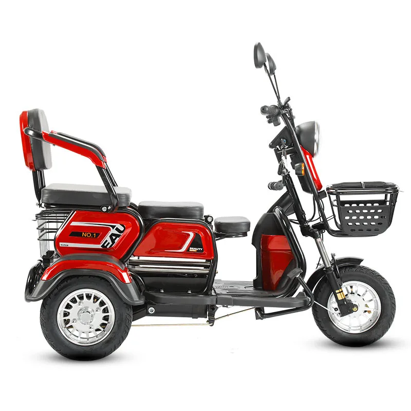 

Hot Selling 600W/800W/1000W Powerful Tricycle Family Use Electric Tricycle