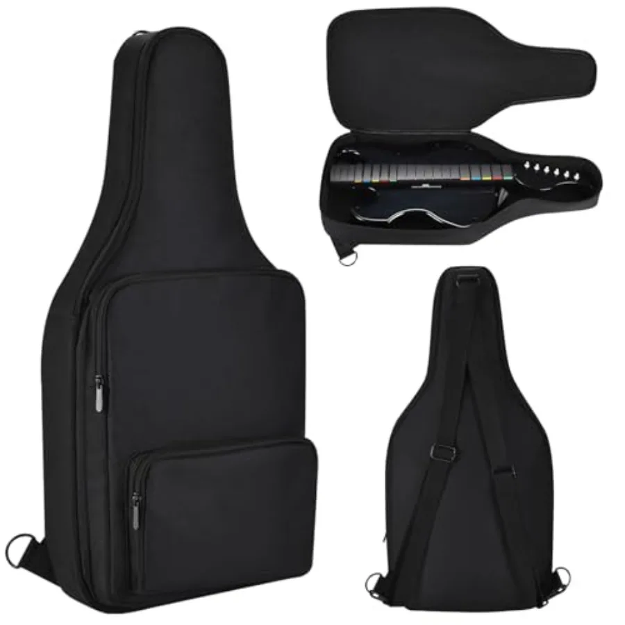 

Carrying Case Compatible with PDP RIFFMASTER Wireless Guitar ControllerTravel Storage Backpack Bag Fits for PlayStation XBOX Gu