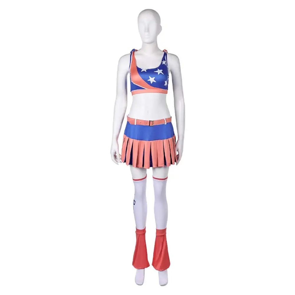 Adult Fantasia Juliet Starling Lollipop Cosplay Chainsaw Costume Women Vest Skirt Outfits Halloween Carnival Party Suit