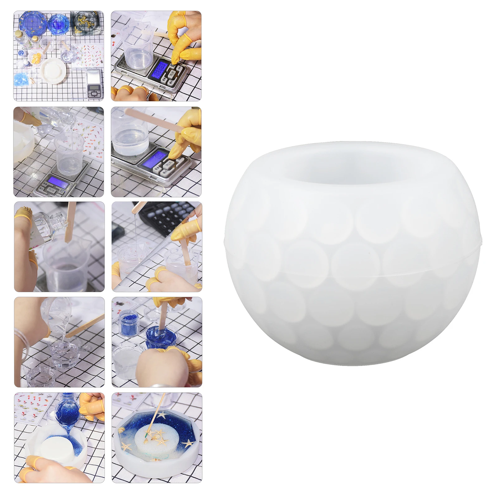 

Storage Box Mold Silicone Crafts Mould DIY Accessory Crystal Epoxy Container Handmade Jewelry Handmaed for Home