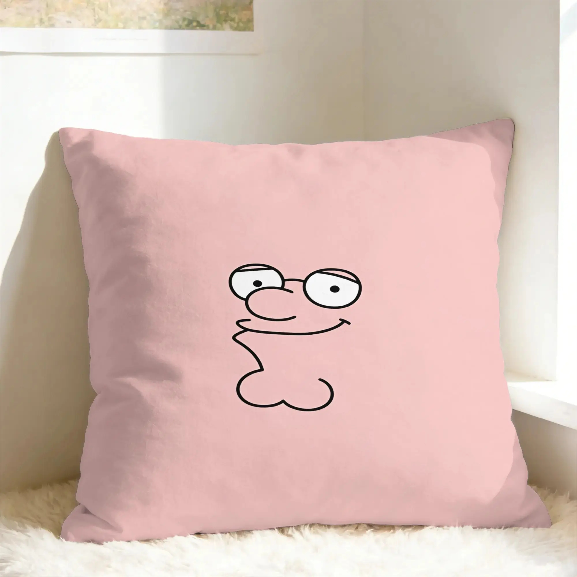 F-Family Funny Guys peter face Pillow Case  Morden Pillow Cover Graphic Pillowcases For Sofa Home Decoration