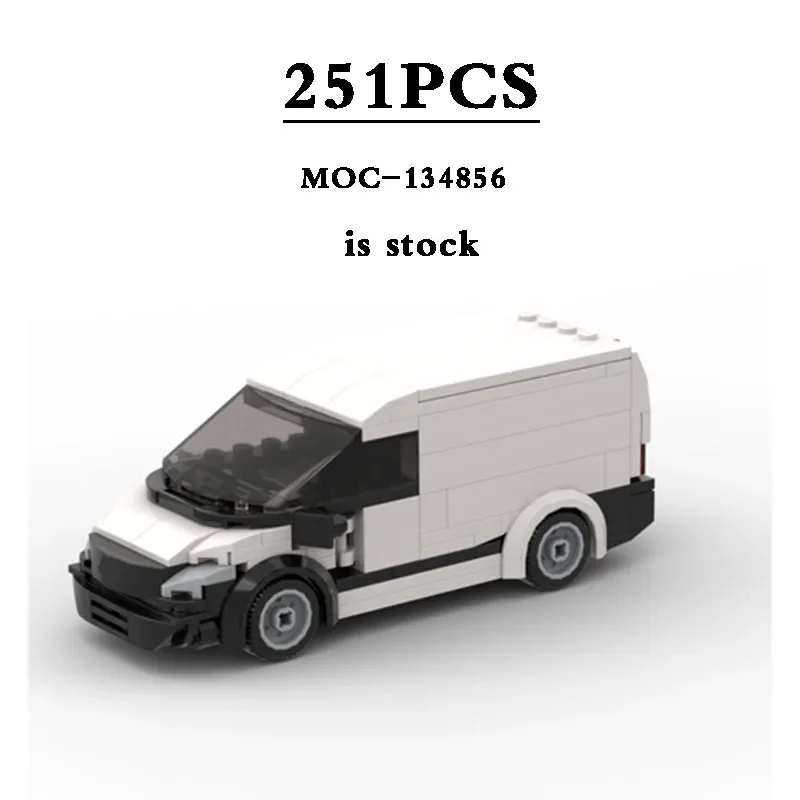 

New MOC-134856 City Business Van 251pcs Van Model City Car DIY Kids Building Block Toys Gifts Birthday and Christmas Toys