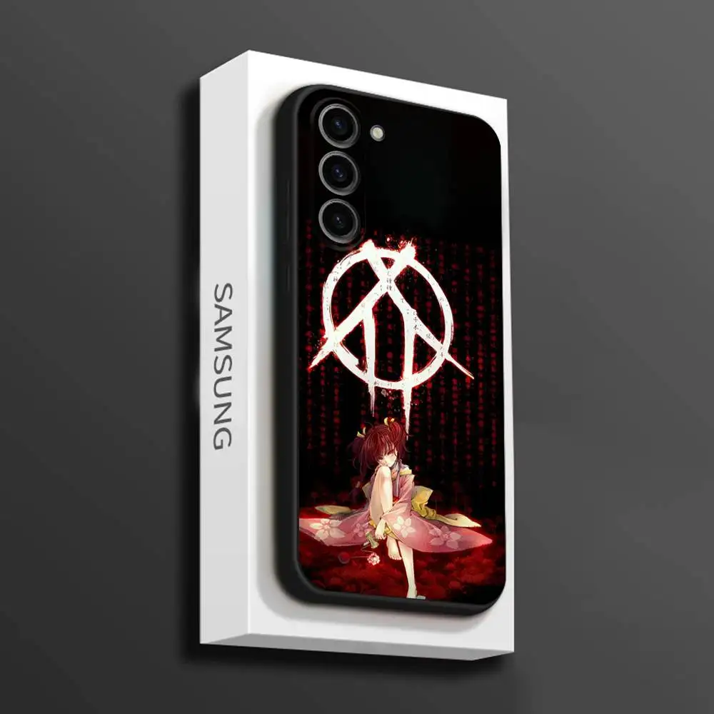 Custodia per telefono K-Kabaneri Iron Fortress per Samsung Galaxy A 73,72,51,53,52,71,22,5G,Nota,J7,8,9 Cover morbida nera