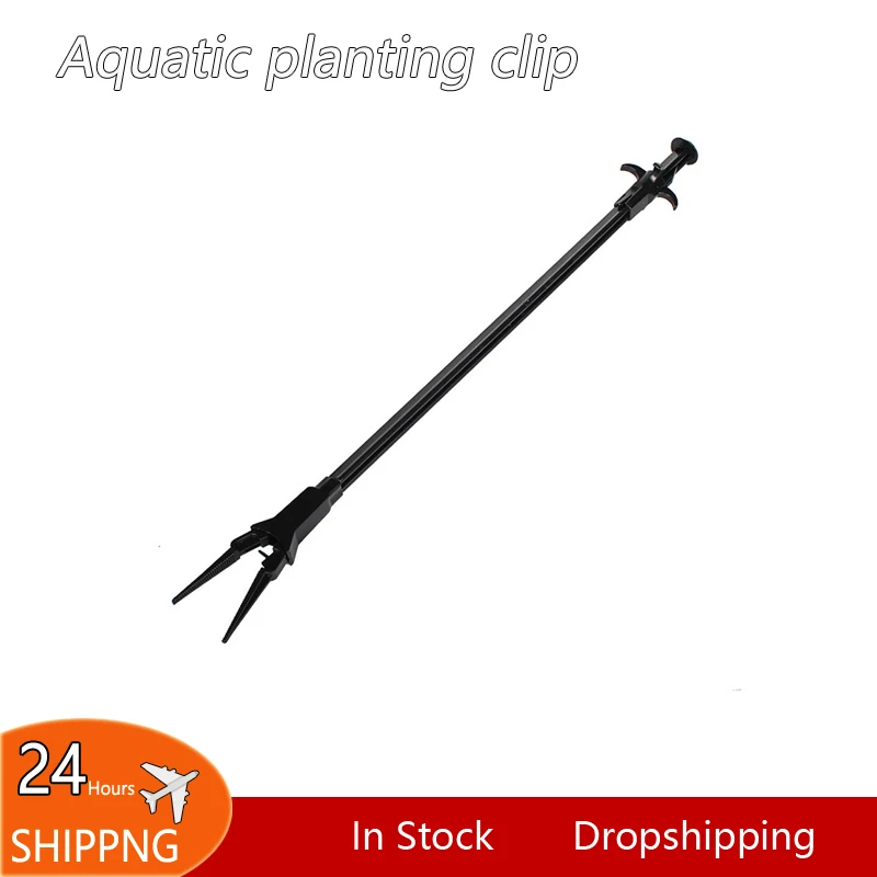 aquarium tweezer Extra Long Aquarium Tongs 50CM Aquarium Clamp Clip Cleaning Tool Water Grass Planting Clip Pliers Aquarium Hot