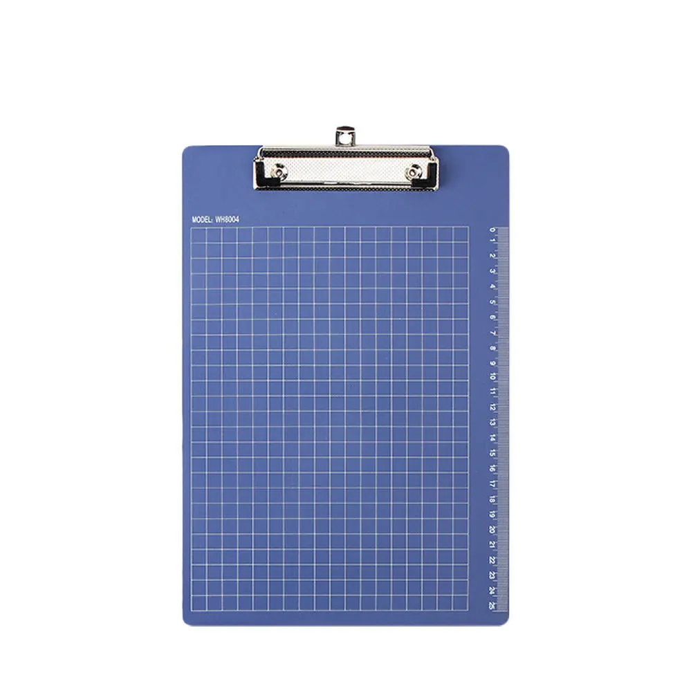 

3Pcs Writing Clipboard Plastic Smooth Surface Lightweight with Hanging Hole for Office School Use A4 Size Portable Paper Holder