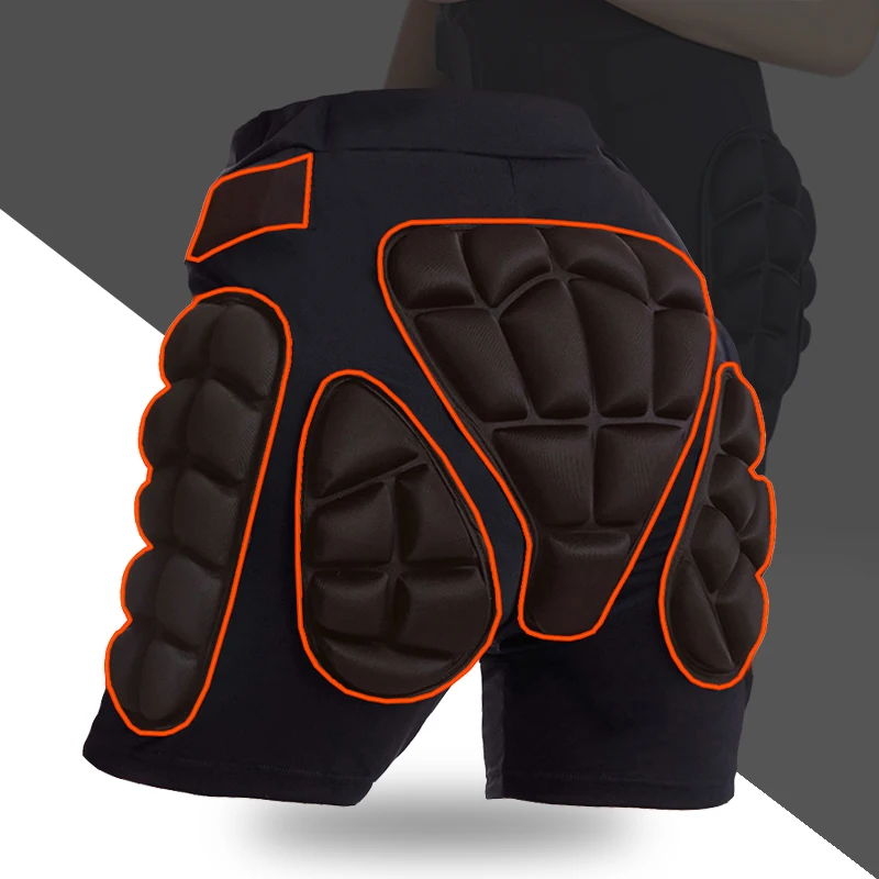 

(2XS-3XL) взрослые детские спортивные лыжные скейты сноуборд Защита ягодиц Защитные шорты с подкладкой для катания на роликах