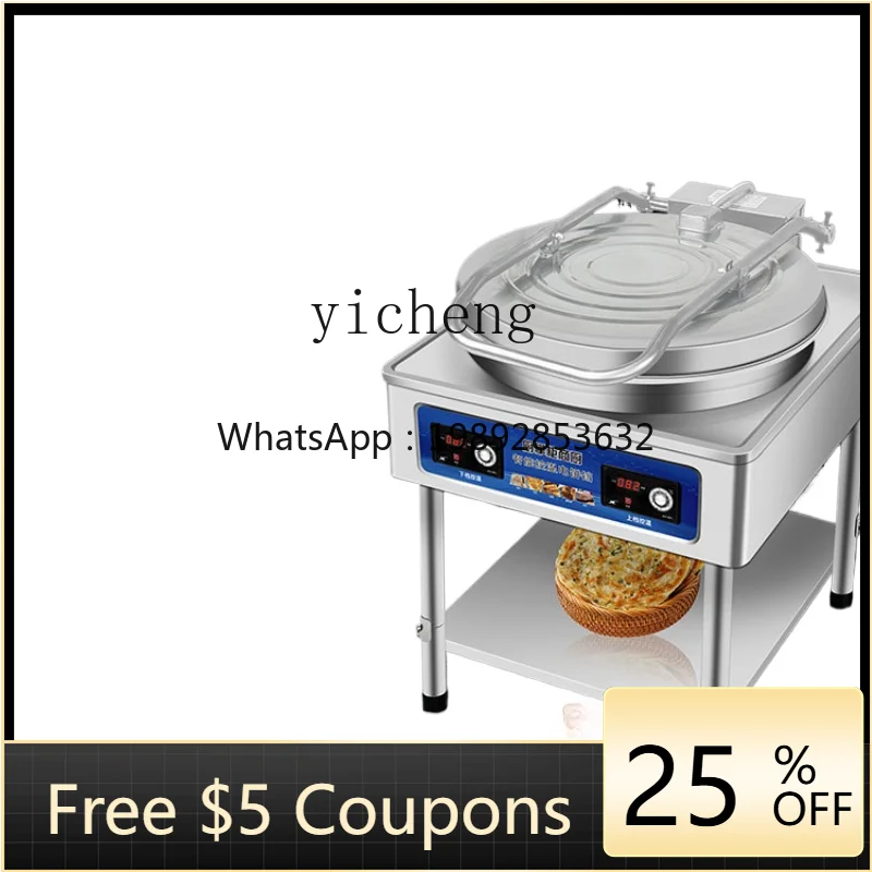 

XL Commercial Electric Baking Pan Large 60 Double Side Heating Desktop Large Automatic Pancake Machine