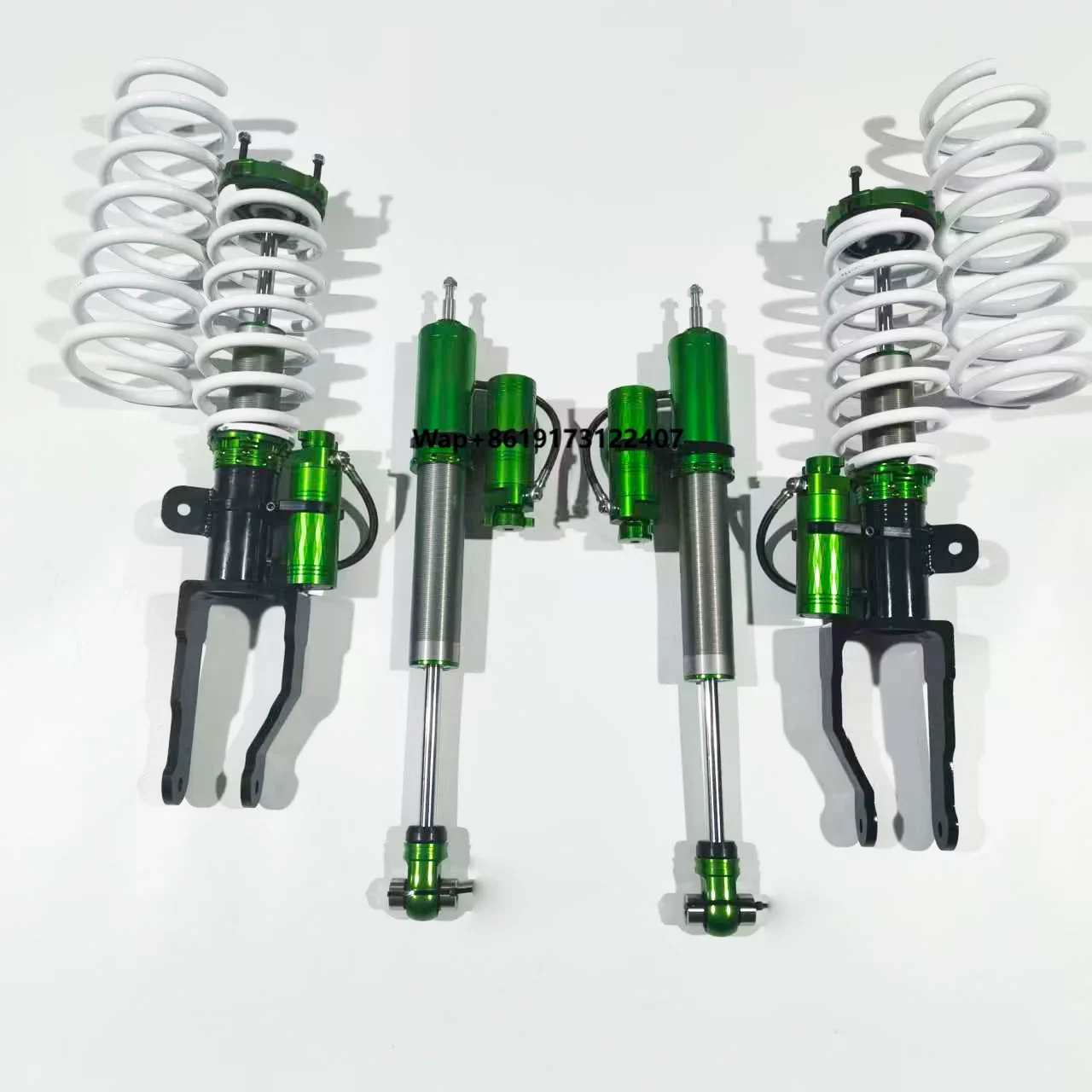 Model Y Front & Rear Suspension Lift Kit-2-inch Pipe Diameter 12-Level Adjustable Compression Military Green