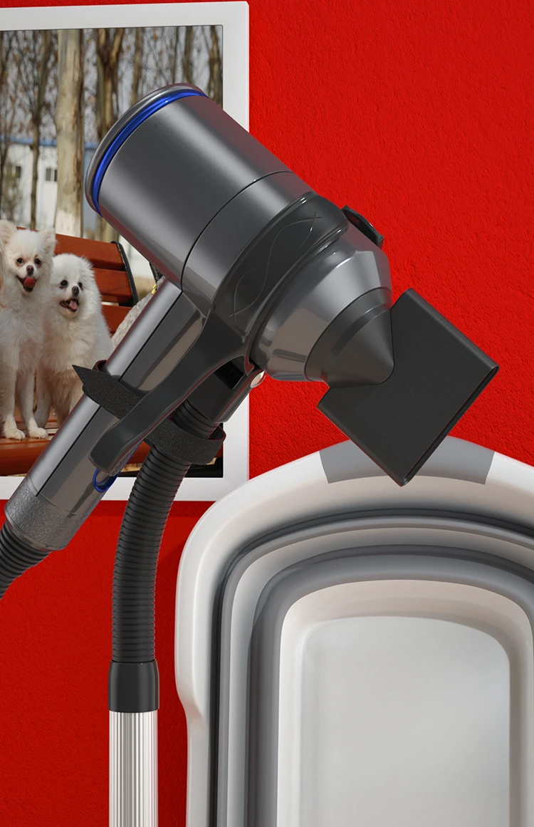 Pet hair dryer bracket Teddy beauty artifact dog hair dryer bracket vertical retractable blow dog hair.