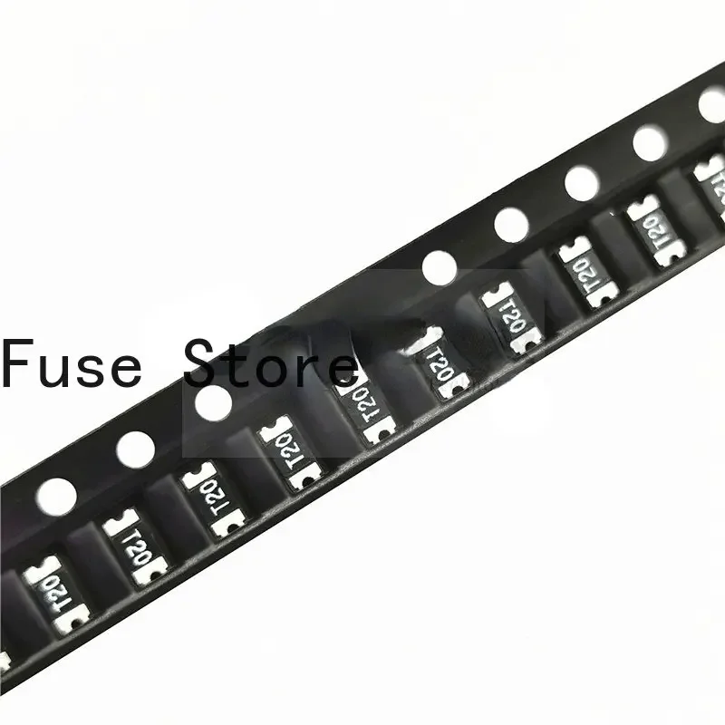 30PCS 1206/2A/6V9V SMD PPTC Self-recovery Fuse Thermistor TLC-NSMD200 Screen-printed T20
